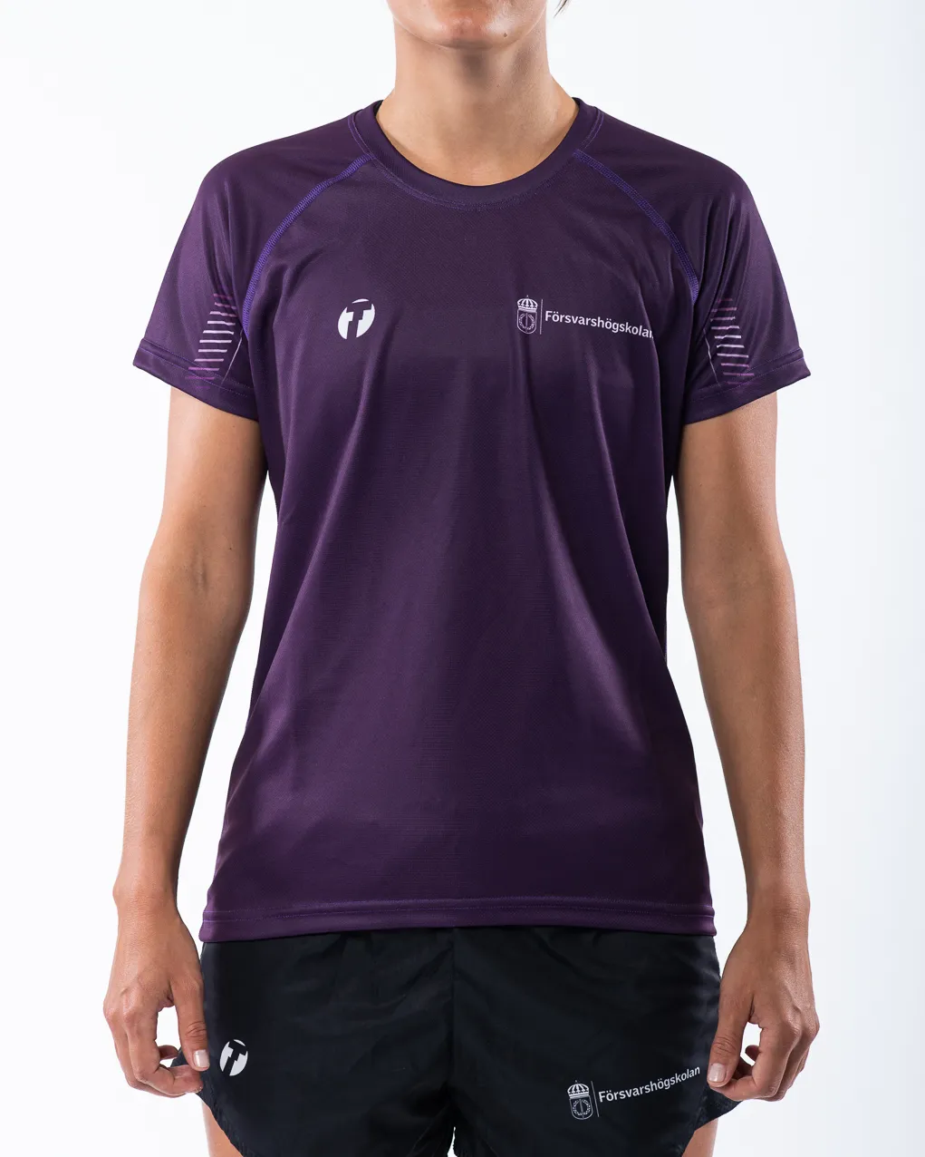 T-shirt funktion lila, dam