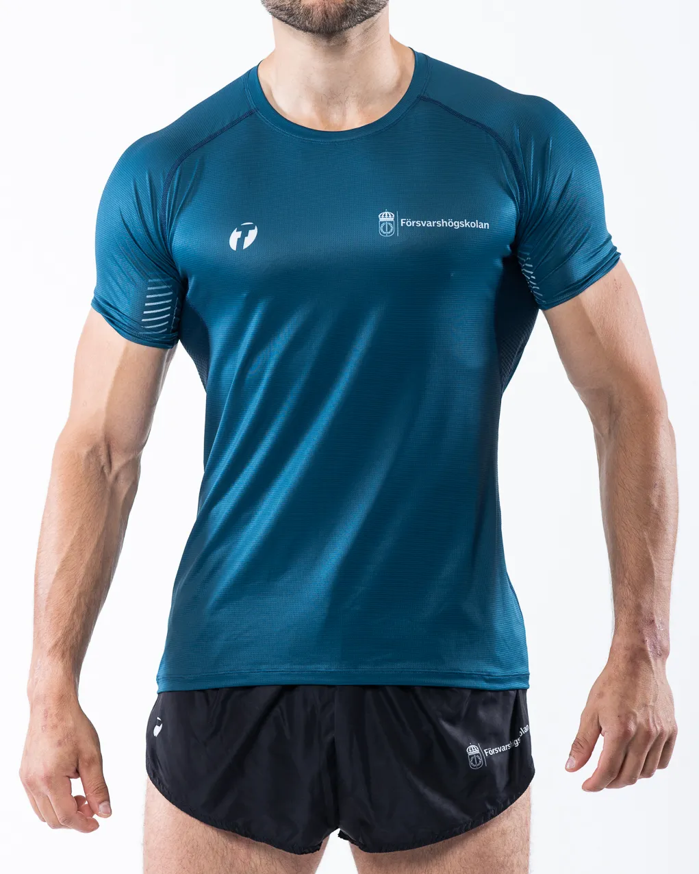 T-shirt funktion blå, herr